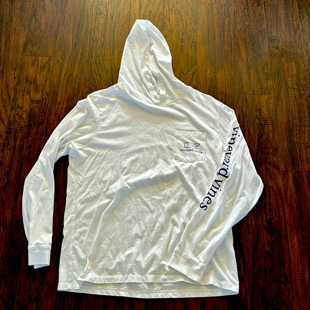 Vineyard Vines men’s hooded long sleeve t shirt
